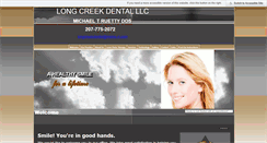 Desktop Screenshot of longcreekdental.com
